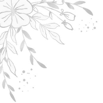 Floral decoration left